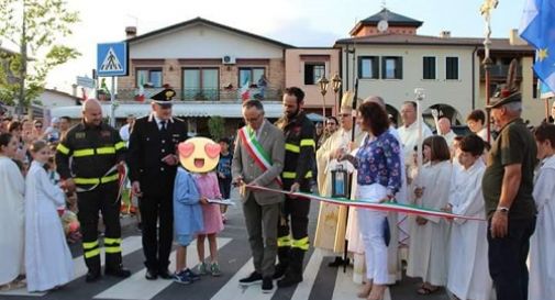 Casella d Asolo nuova via e capitello dedicati a San Francesco